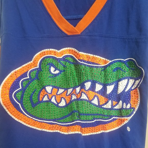 bedazzled UF Gators women's XL short sleeve jersey - Picture 2 of 10